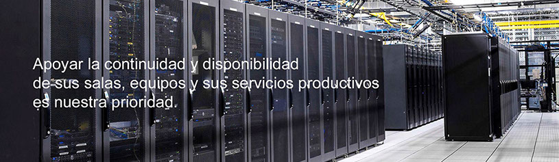 Continuidad y disponibilidad de salas, equipos y sus servicios productivos